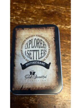 Explorers & Settlers History Card Game By The Good And The Beautiful Curriculum